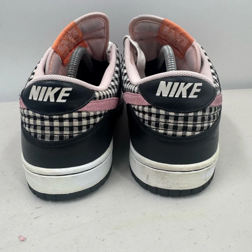 Nike Dunk Low Wmns Picnic Pink Plaid Sz 11 308608-161 Vtg Rare Stussy